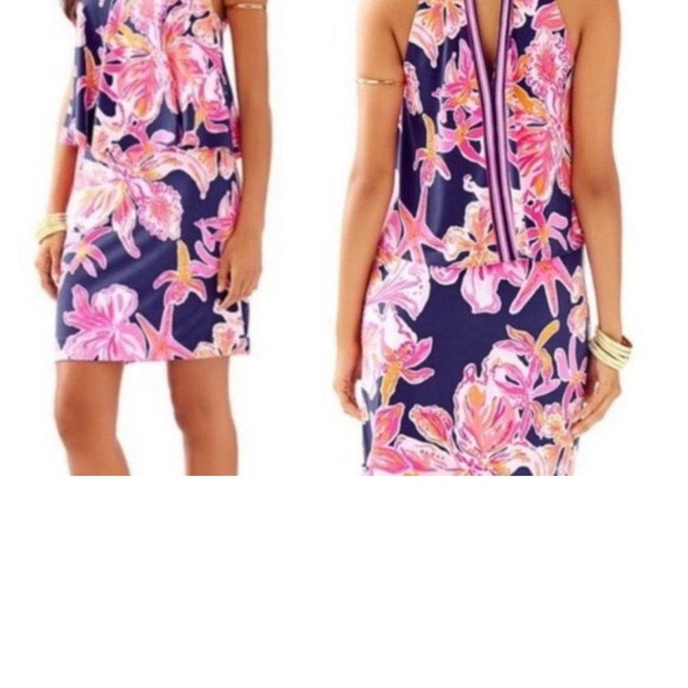 Lilly Pulitzer Lucia Via Sunny Engineer midi dress